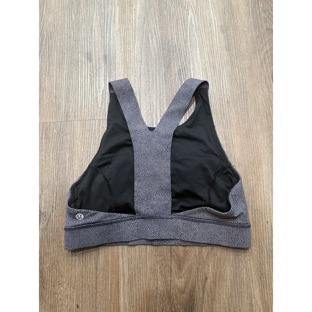 Lululemon Fast Free Nulux Disperse Dusky Lavender Black‎ Women's Size 8